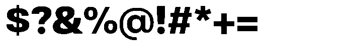 Antre Heavy Font OTHER CHARS