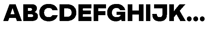 Antre Heavy Font UPPERCASE