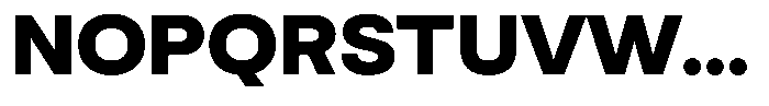 Antre Heavy Font UPPERCASE