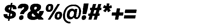 Antre Narrow Black Italic Font OTHER CHARS