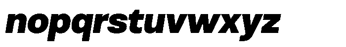 Antre Narrow Black Italic Font LOWERCASE