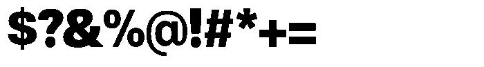 Antre Narrow Black Font OTHER CHARS