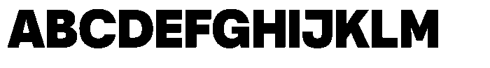 Antre Narrow Black Font UPPERCASE