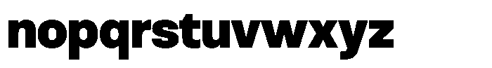 Antre Narrow Black Font LOWERCASE