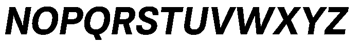 Antre Narrow Bold Italic Font UPPERCASE