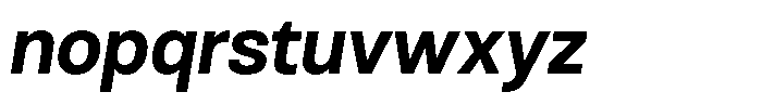 Antre Narrow Bold Italic Font LOWERCASE