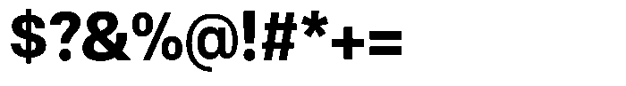 Antre Narrow Extra Bold Font OTHER CHARS