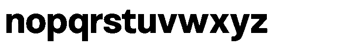Antre Narrow Extra Bold Font LOWERCASE