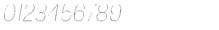 Antre Narrow Hairline Italic Font OTHER CHARS