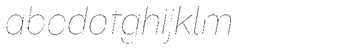 Antre Narrow Hairline Italic FONT