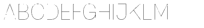 Antre Narrow Hairline Font UPPERCASE