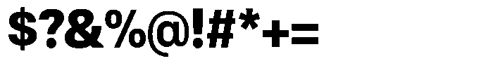 Antre Narrow Heavy Font OTHER CHARS