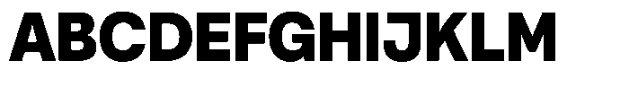 Antre Narrow Heavy Font UPPERCASE