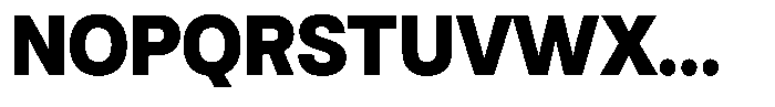 Antre Narrow Heavy Font UPPERCASE