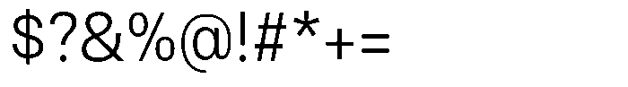 Antre Narrow Light Font OTHER CHARS