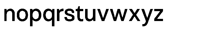 Antre Narrow Medium Font LOWERCASE