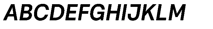 Antre Narrow Semi Bold Italic Font UPPERCASE