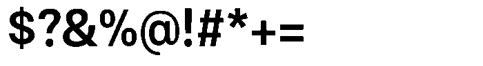 Antre Narrow Semi Bold Font OTHER CHARS