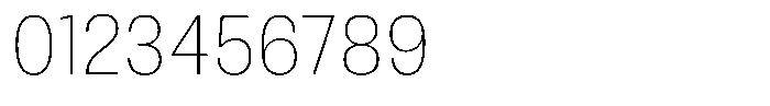 Antre Narrow Thin Font OTHER CHARS