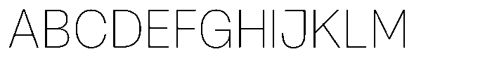 Antre Narrow Thin Font UPPERCASE