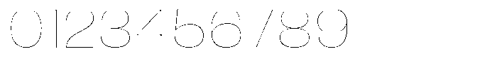 Antre Wide Hairline Font OTHER CHARS