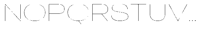 Antre Wide Hairline Font UPPERCASE