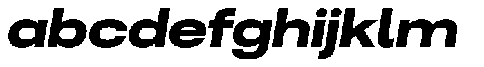 Antre Wide Heavy Italic FONT