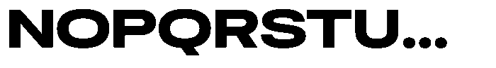 Antre Wide Heavy Font UPPERCASE