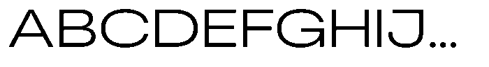 Antre Wide Light Font UPPERCASE