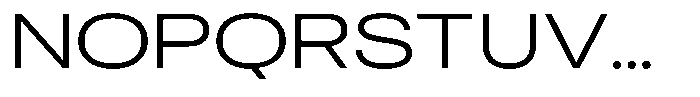 Antre Wide Light Font UPPERCASE