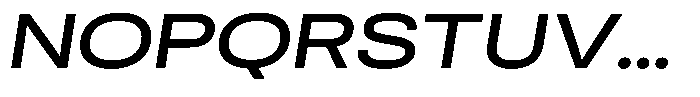 Antre Wide Medium Italic Font UPPERCASE