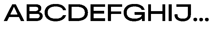 Antre Wide Medium Font UPPERCASE