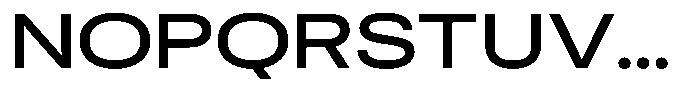 Antre Wide Medium Font UPPERCASE