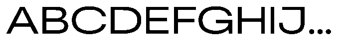 Antre Wide Regular Font UPPERCASE