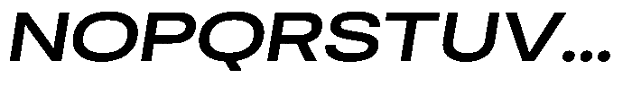 Antre Wide Semi Bold Italic Font UPPERCASE
