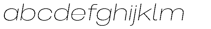 Antre Wide Thin Italic FONT