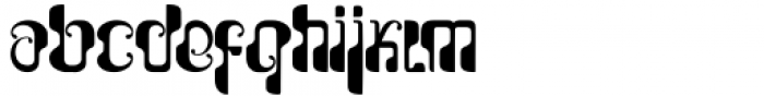 Antucious Regular Font LOWERCASE