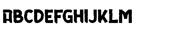 Antvesh Font UPPERCASE