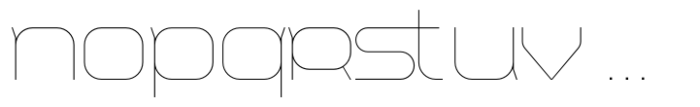 Anura Thin Font UPPERCASE