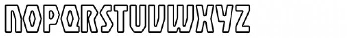 Anvil Outline Font LOWERCASE