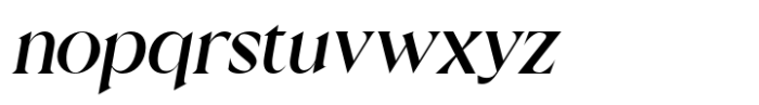 Anvoire Italic Font LOWERCASE