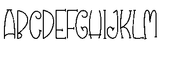 Anya Slab Font UPPERCASE