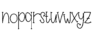 Anya Slab Font LOWERCASE