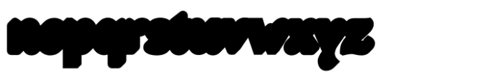 Anyhow Extrude Font LOWERCASE