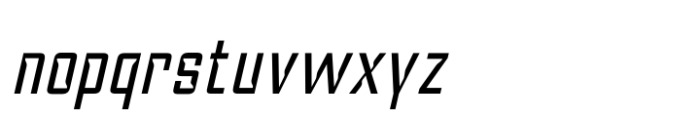 Anymspace Light Oblique Font LOWERCASE
