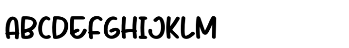 Anything Skribble Regular Font UPPERCASE