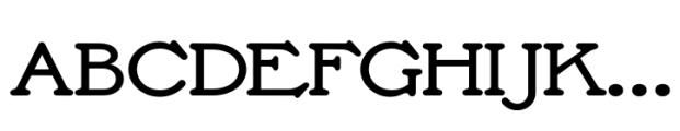Anytown Regular Monotone Font UPPERCASE