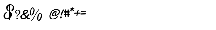 Anzim Font OTHER CHARS