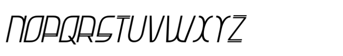 Anzuka Italic Font UPPERCASE