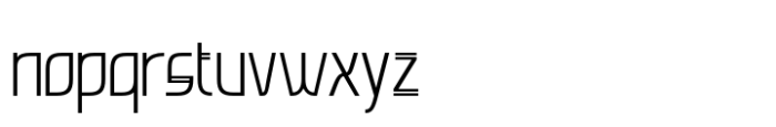 Anzuka Regular Font LOWERCASE